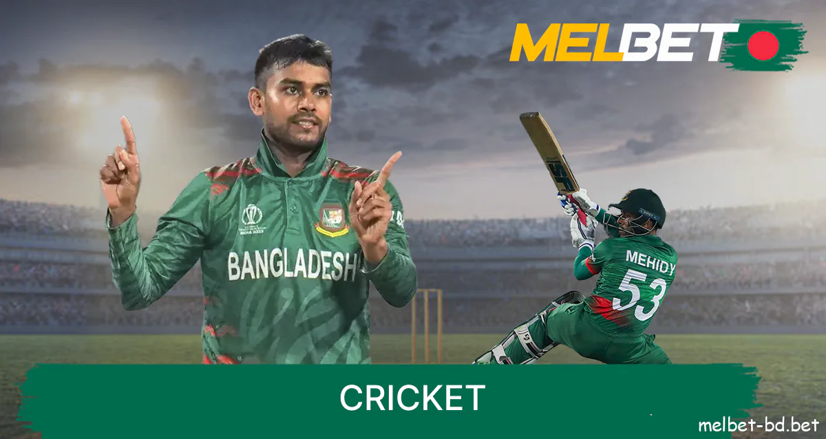 Cricket betting at Melbet bookmaker