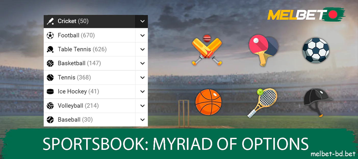 Melbet provides hundreds of competitions for Bangladeshi players